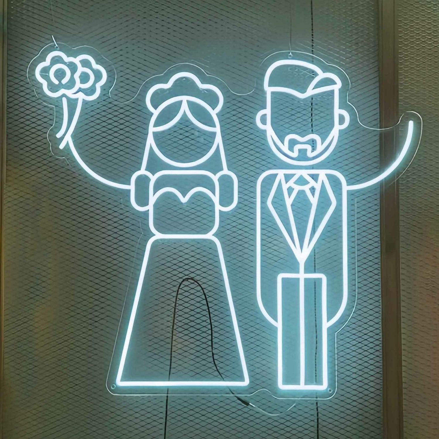 Abstract Couple Wedding Neon Sign | Shineneon