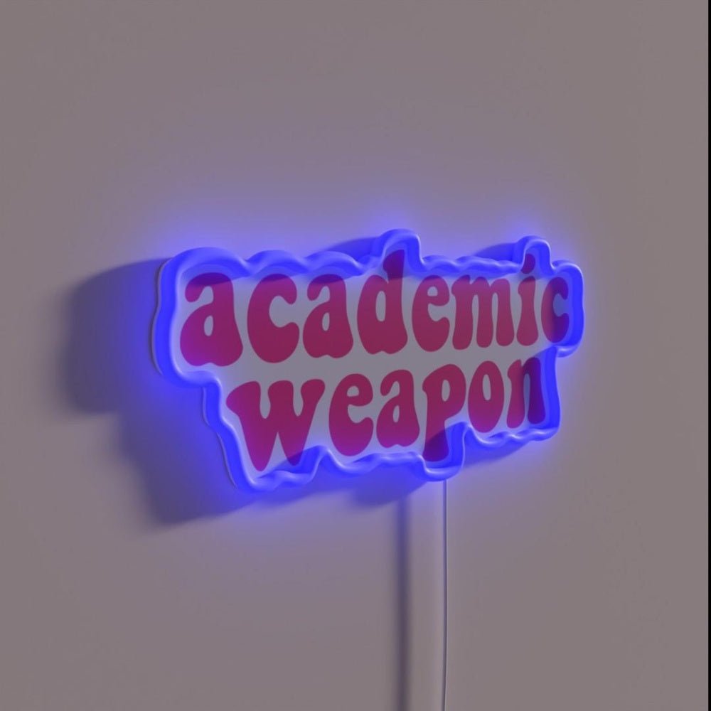 Academic Weapon Rgb Led Neon Sign - Shineneon