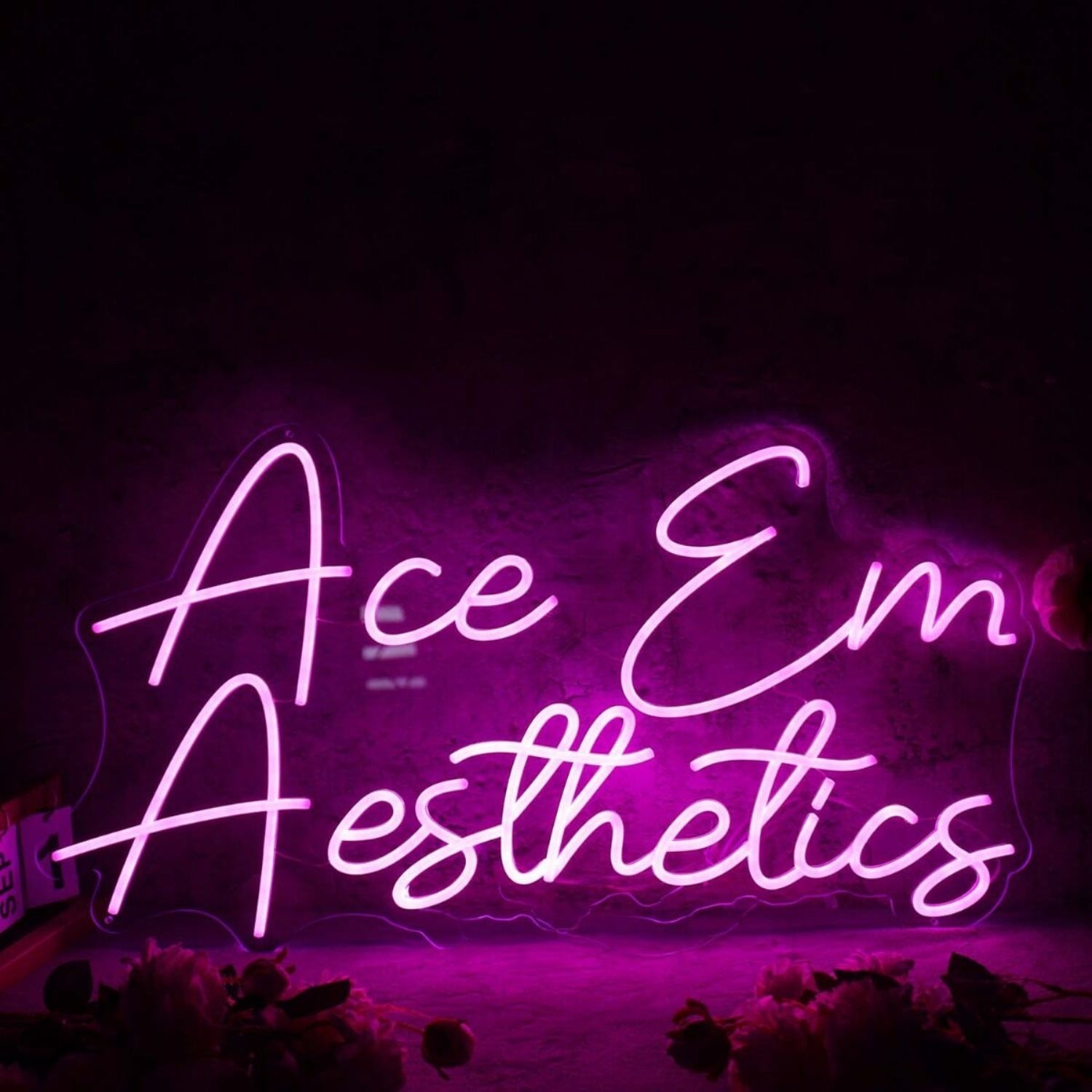 Ace Em Aesthetics Pink Led Neon Sign - Shineneon