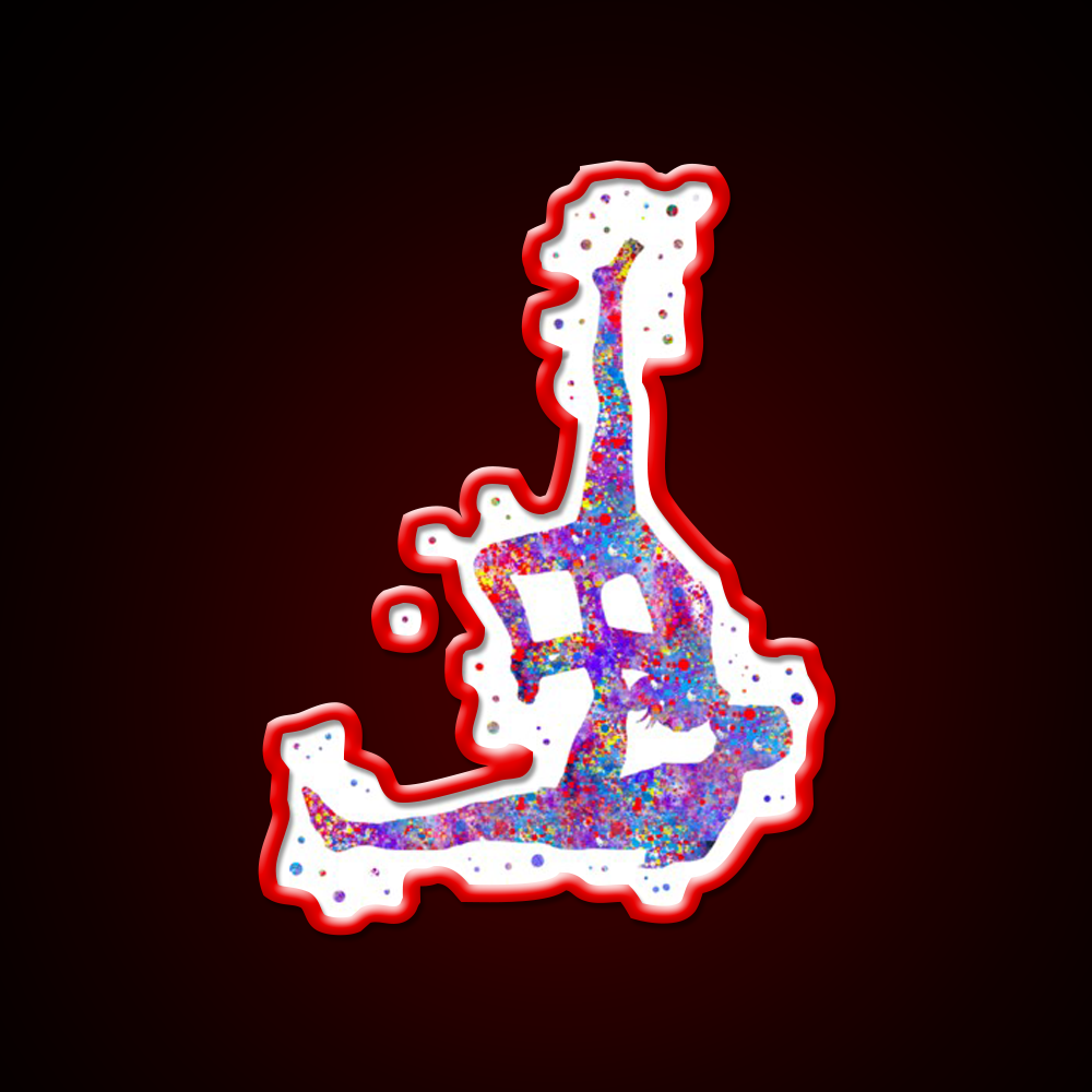 Acro Yoga Acro Yoga Couple Yoga Led Neon Sign For Wellness Space Rgb Color