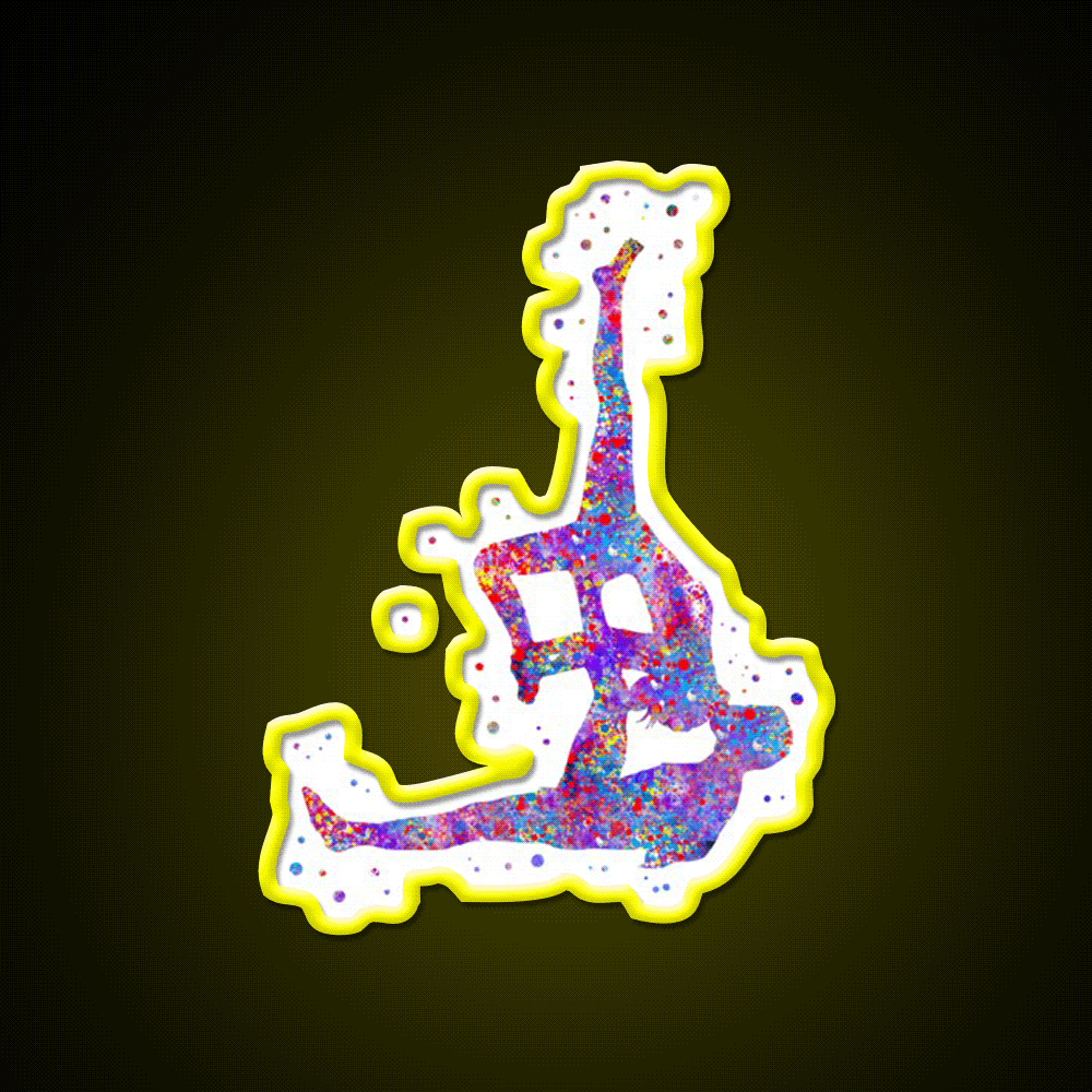 Acro Yoga Acro Yoga Couple Yoga Led Neon Sign For Wellness Space Rgb Color