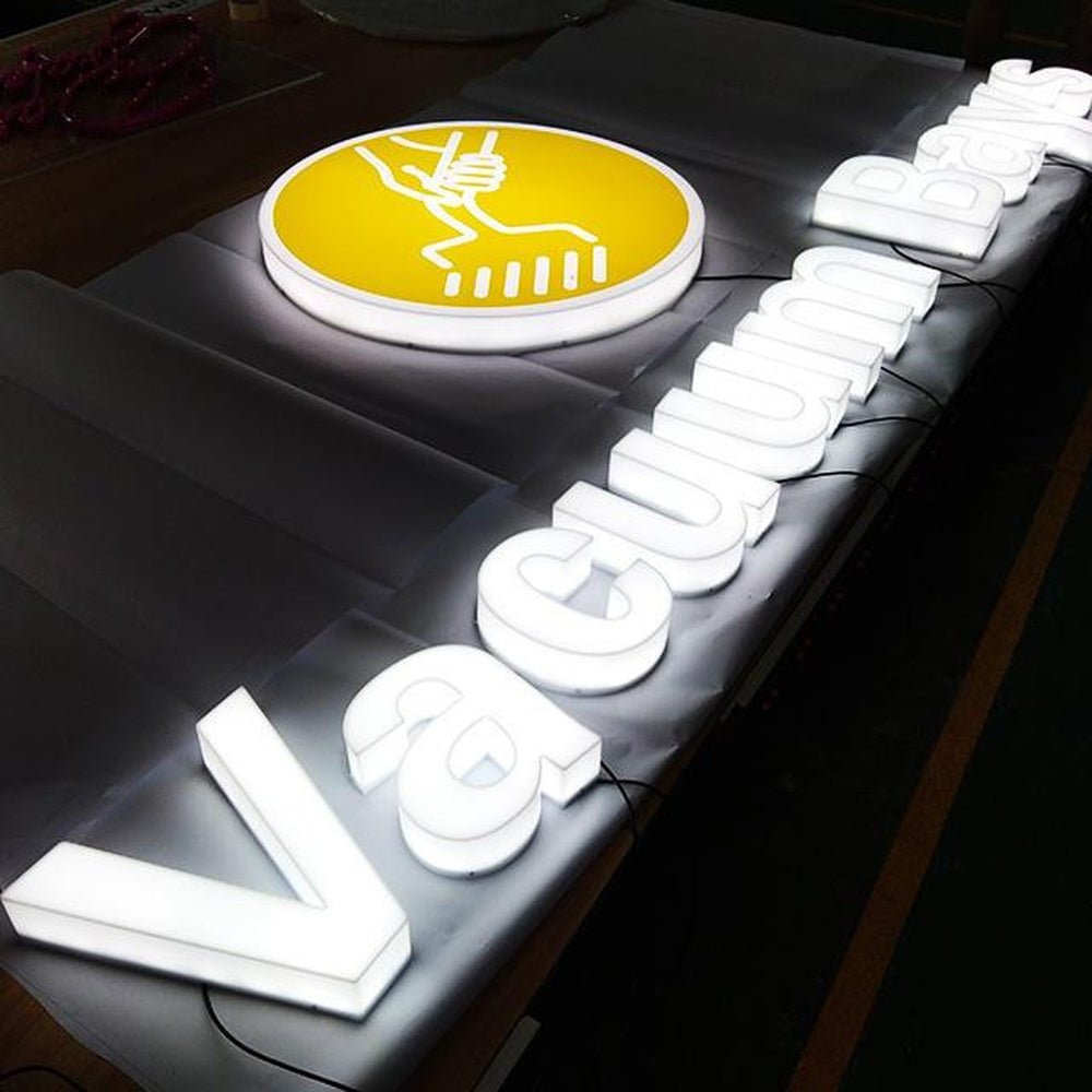 Acuum Bar 3D Front And Back Lit Letters Acrylic Led Sign - Shineneon