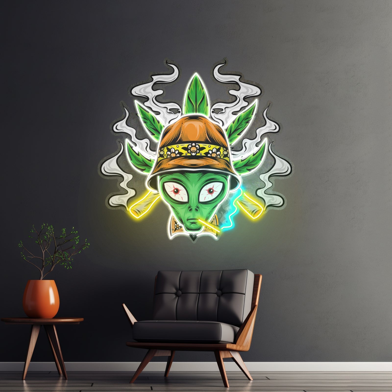 Addict Alien Led Neon Sign Light Custom Led Signs - Shineneon