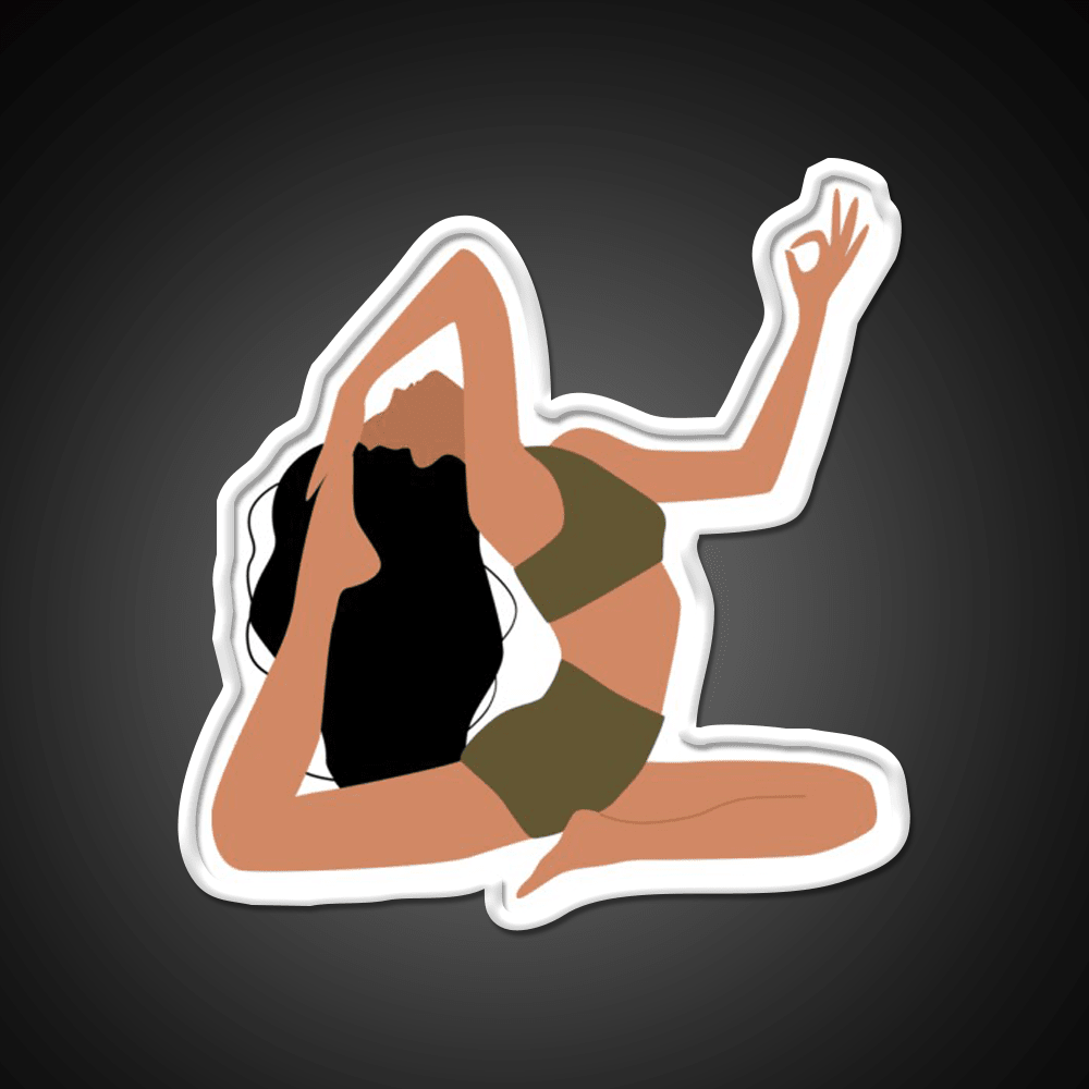 Addicted To Yoga Led Neon Sign For Wellness Space Rgb Color - Shineneon
