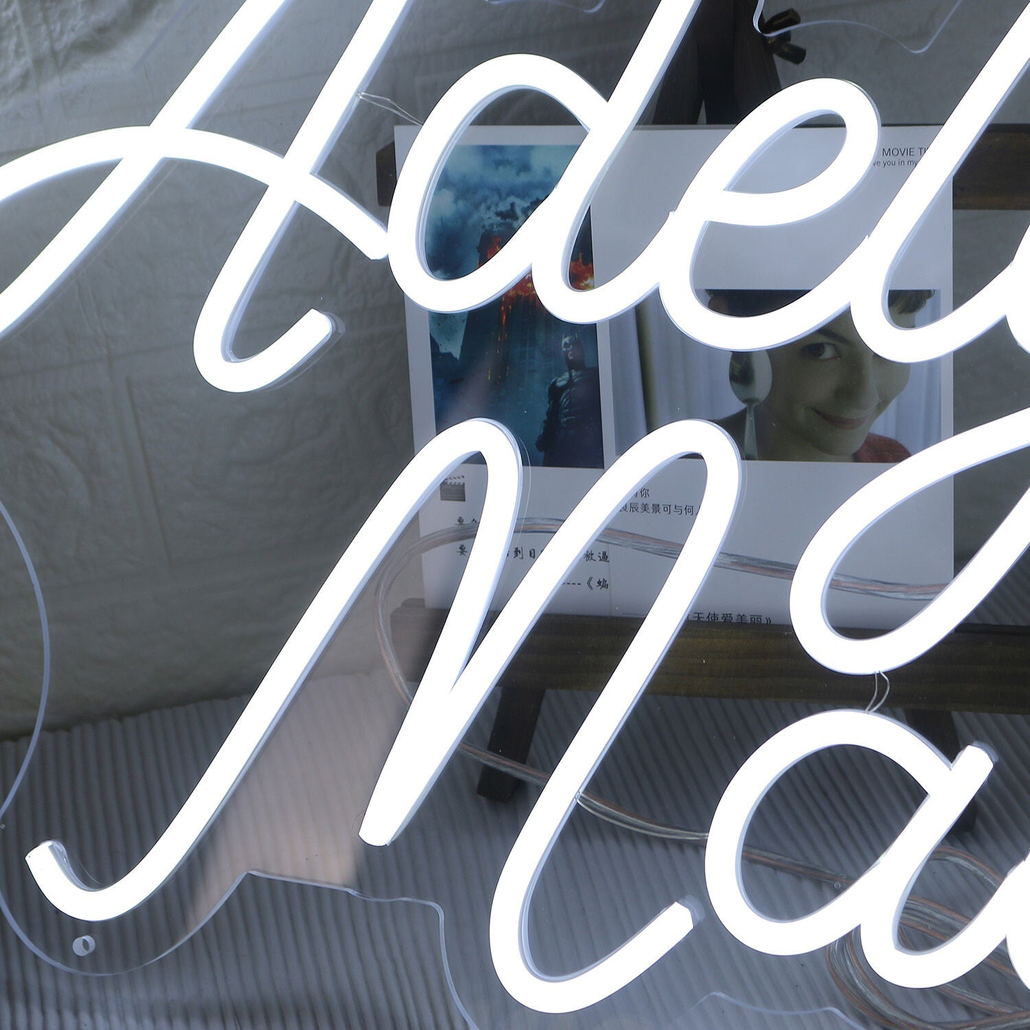 Adelyn Macon White Led Neon Sign - Shineneon