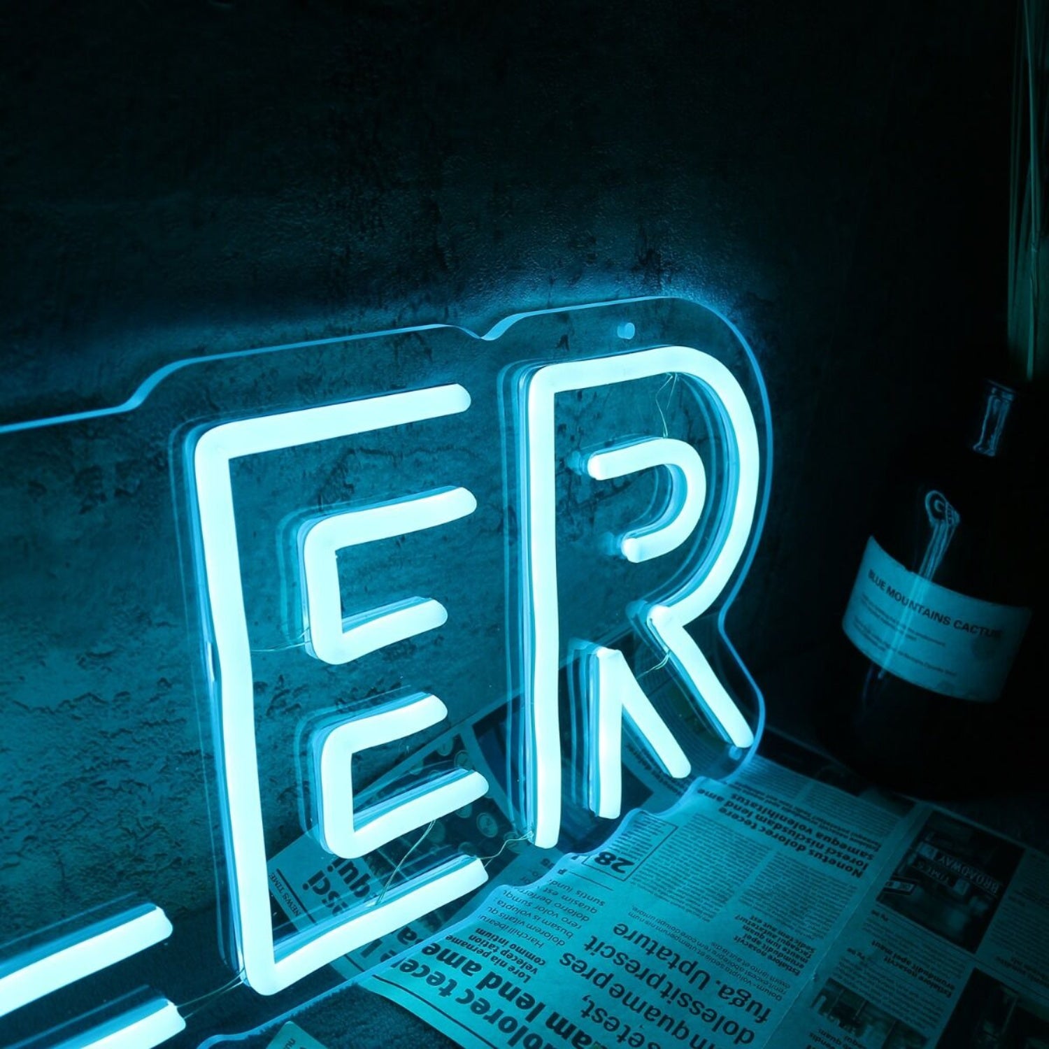 Adler Blue Name Led Neon Sign | Shineneon