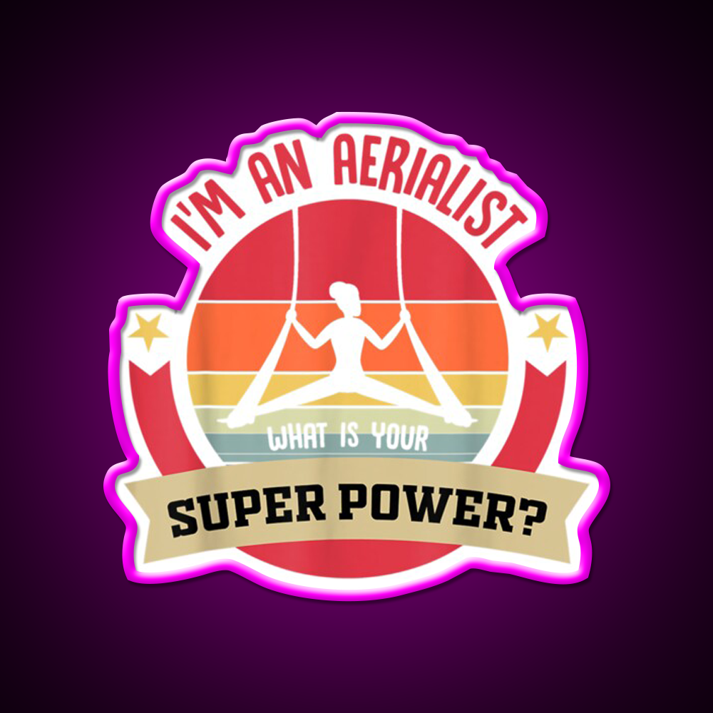 Aerial Dancer Or Aerial Yoga Or Im An Aerialist What Yoga Led Neon Sign Rgb Color