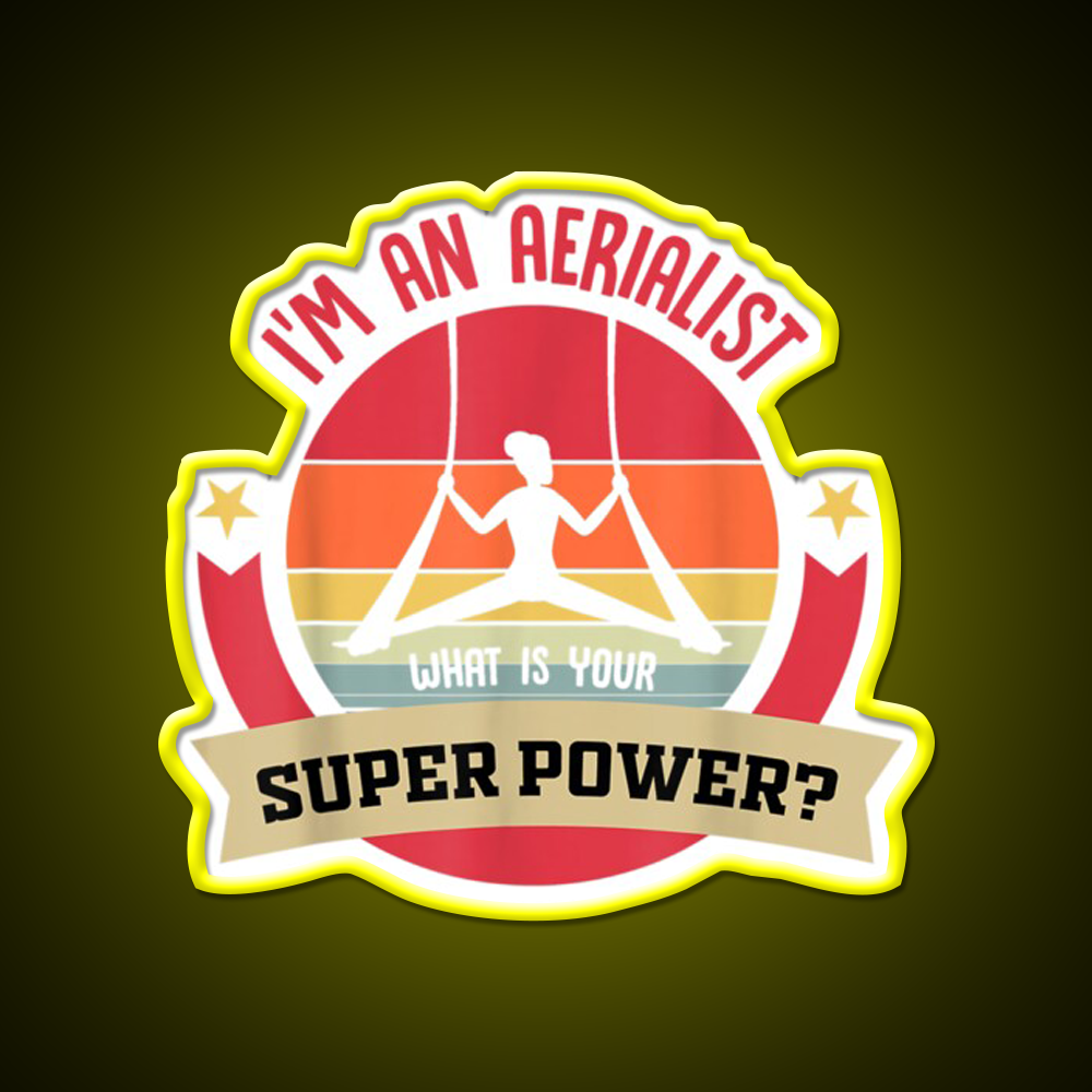 Aerial Dancer Or Aerial Yoga Or Im An Aerialist What Yoga Led Neon Sign Rgb Color