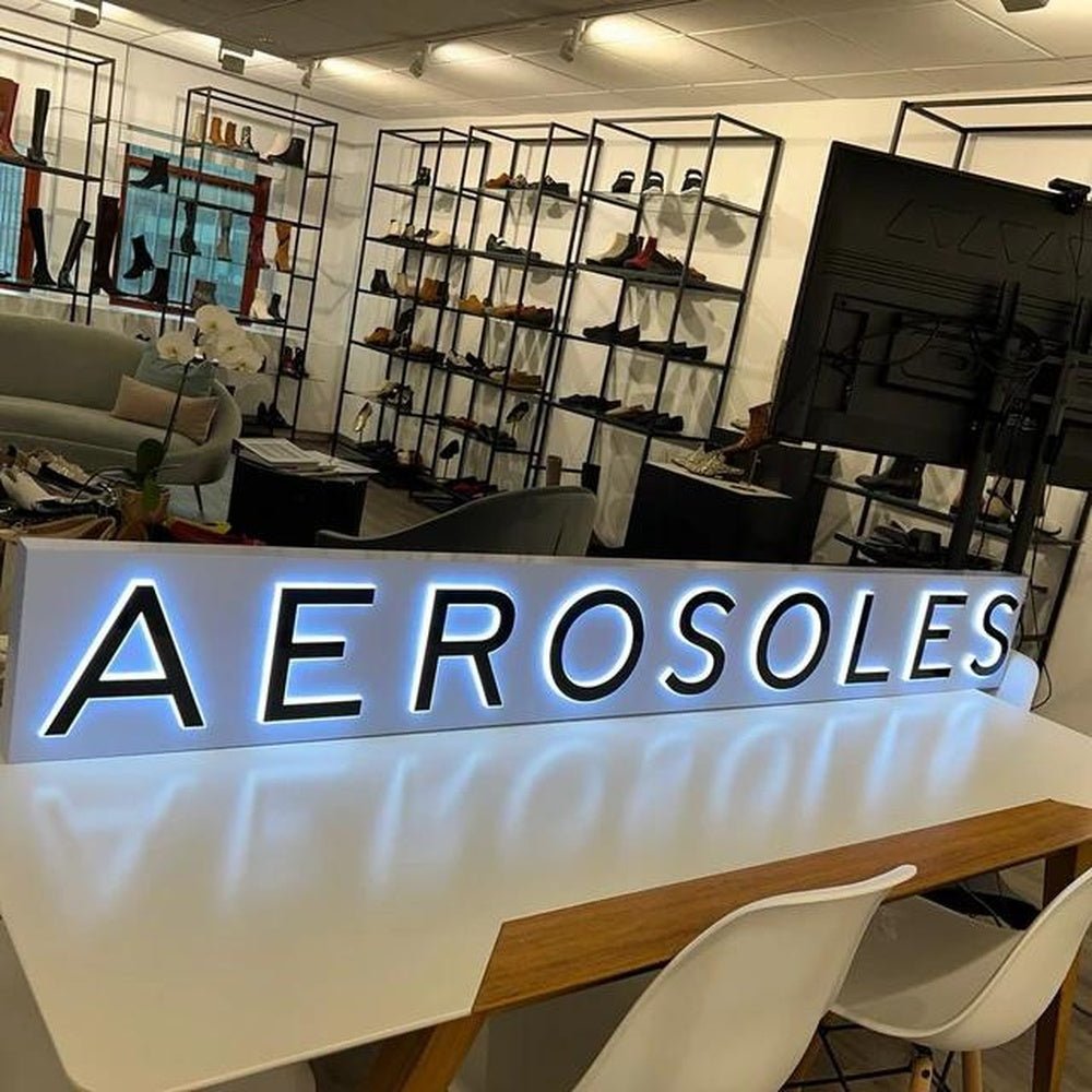Aerosoles 3D Backlit Letters Business Metal Led Sign - Shineneon