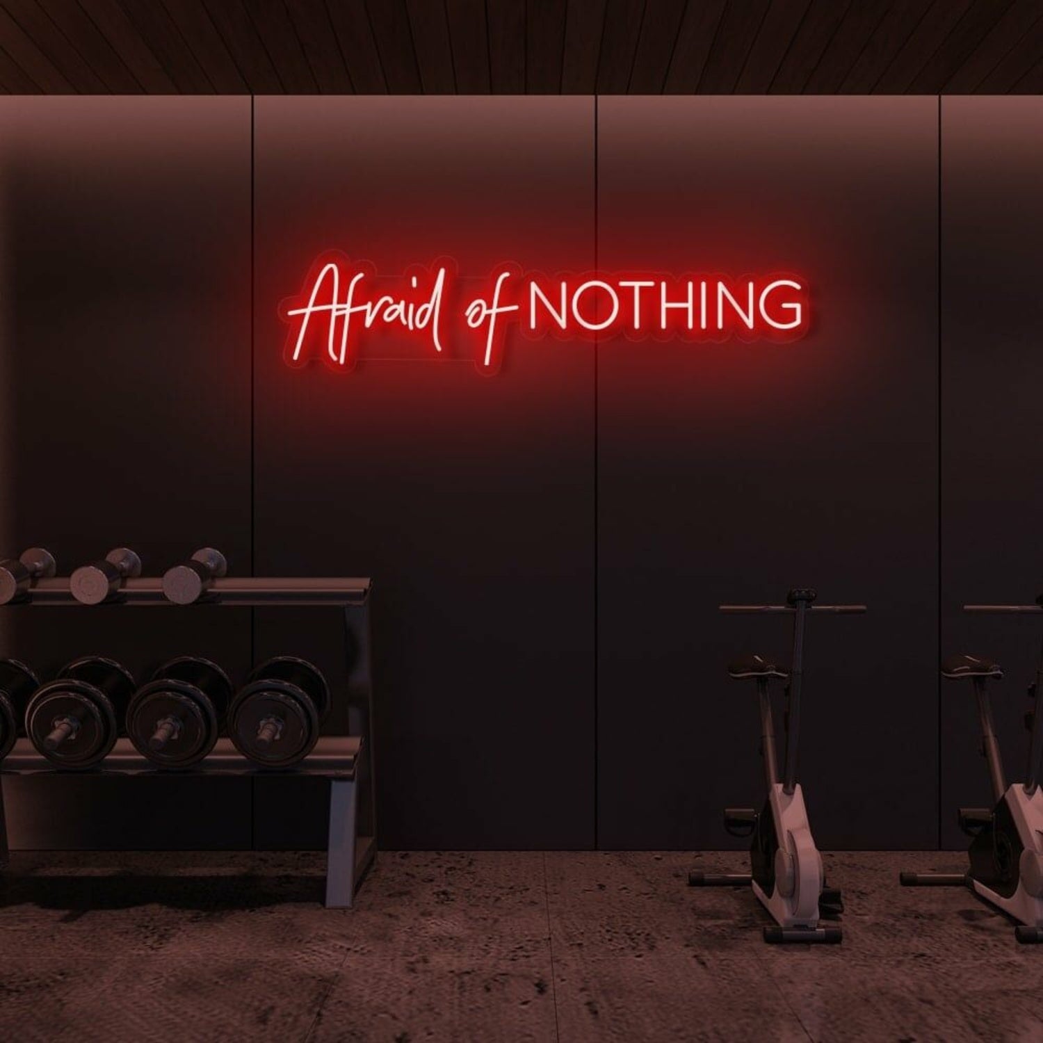 Afraid Of Nothing Led Neon Sign | Shineneon