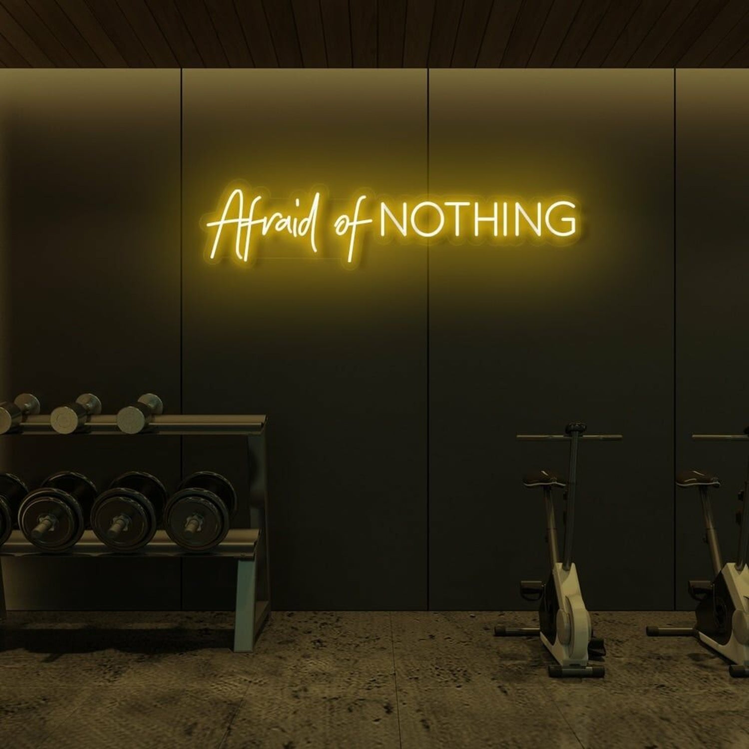 Afraid Of Nothing Led Neon Sign | Shineneon