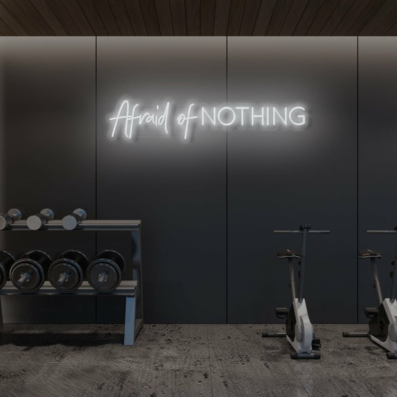Afraid Of Nothing Led Neon Sign | Shineneon