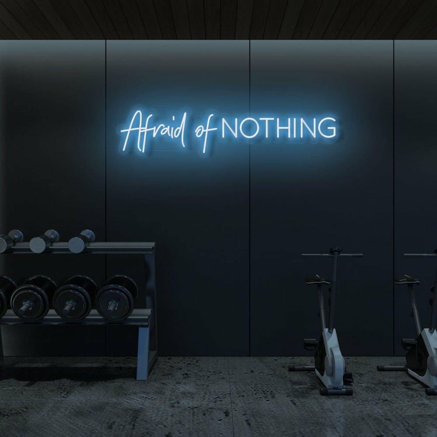 Afraid Of Nothing Led Neon Sign | Shineneon