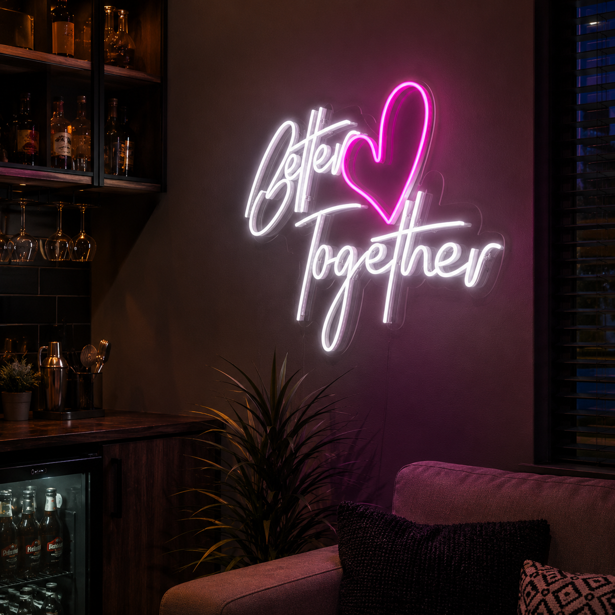 After Together LED Neon Sign - 03 Real Lifestyle Scene