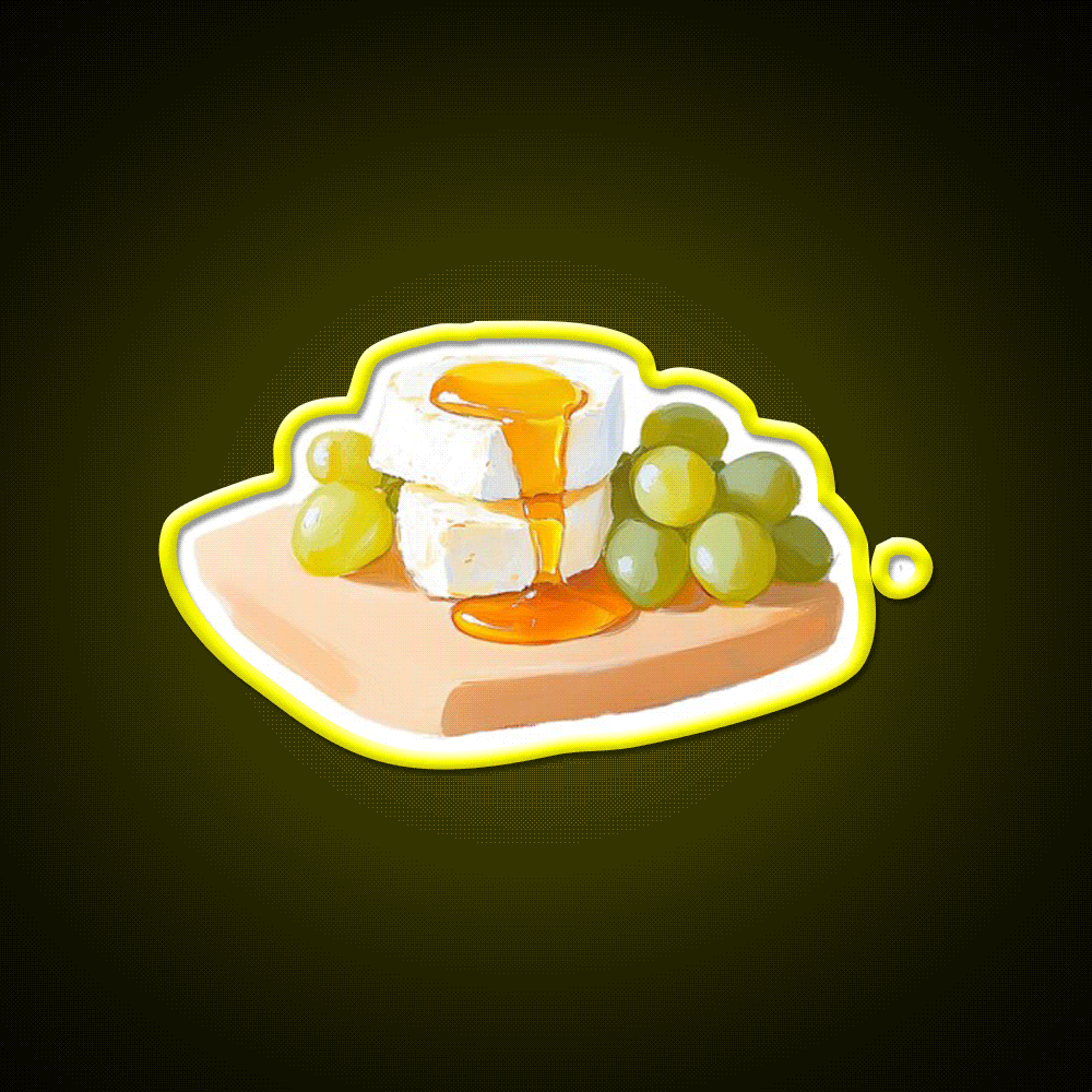 Afternoon Snack Food Led Neon Sign Rgb Color
