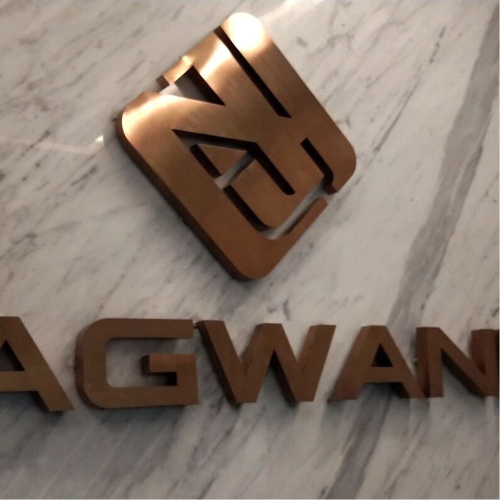 Agwan With Logo 3D Backlit Channel Letters Led Light Sign - Shineneon