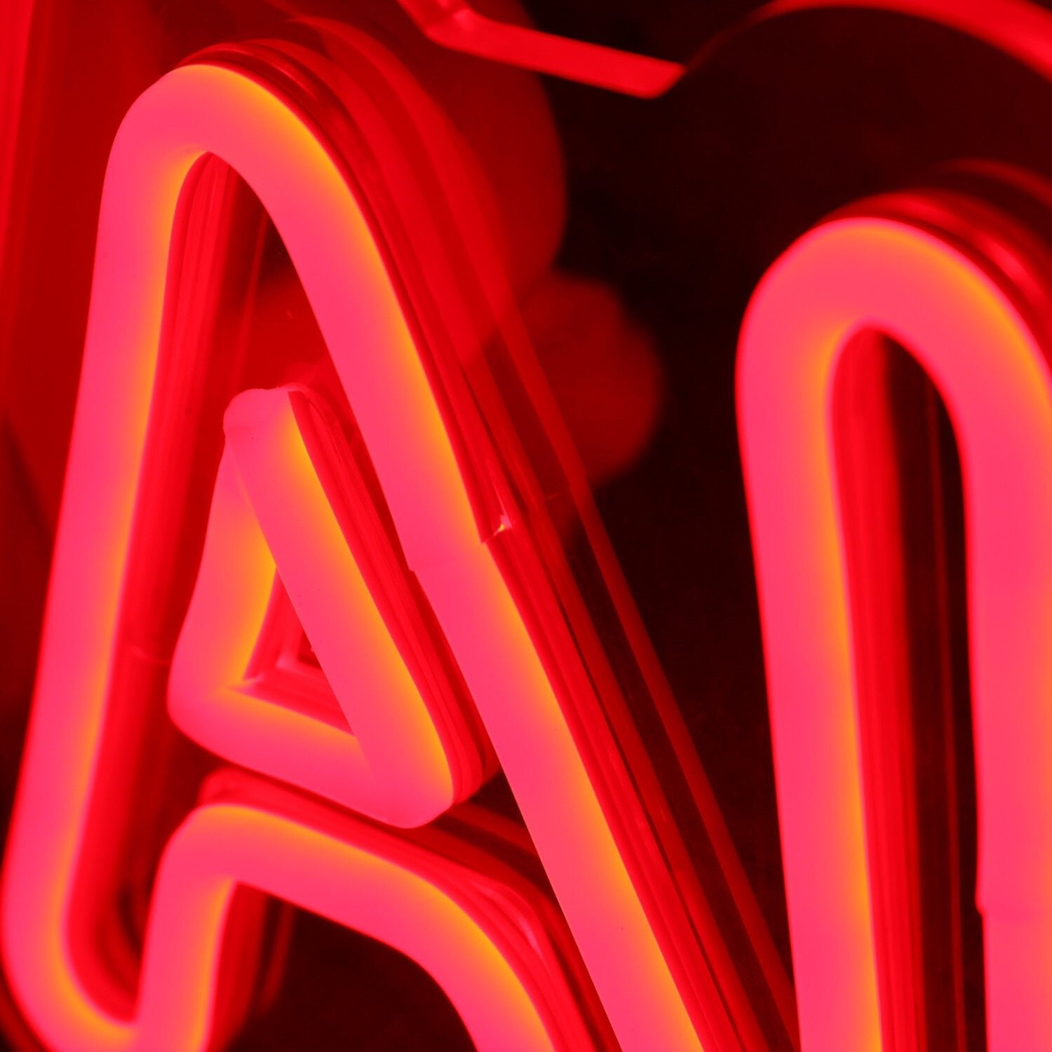 Ai Ml Gen Orange Led Neon Sign - Shineneon