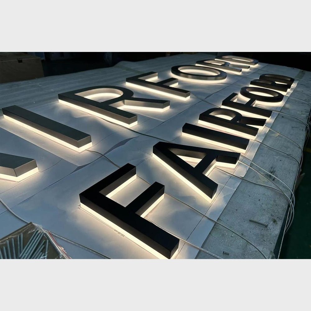 Airford Fairford 3D Backlit Channel Letters Led Light Sign - Shineneon