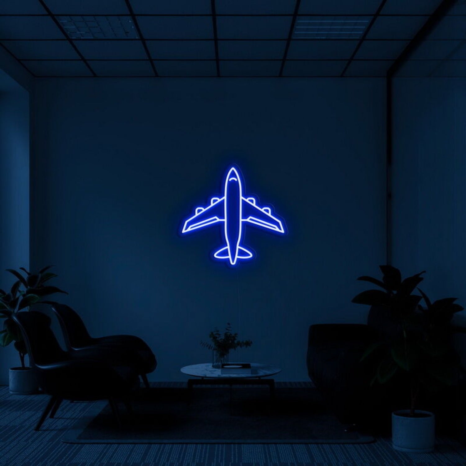 Airplane Led Neon Sign Ftravel Enthusiasts And Fun Decor - Shineneon