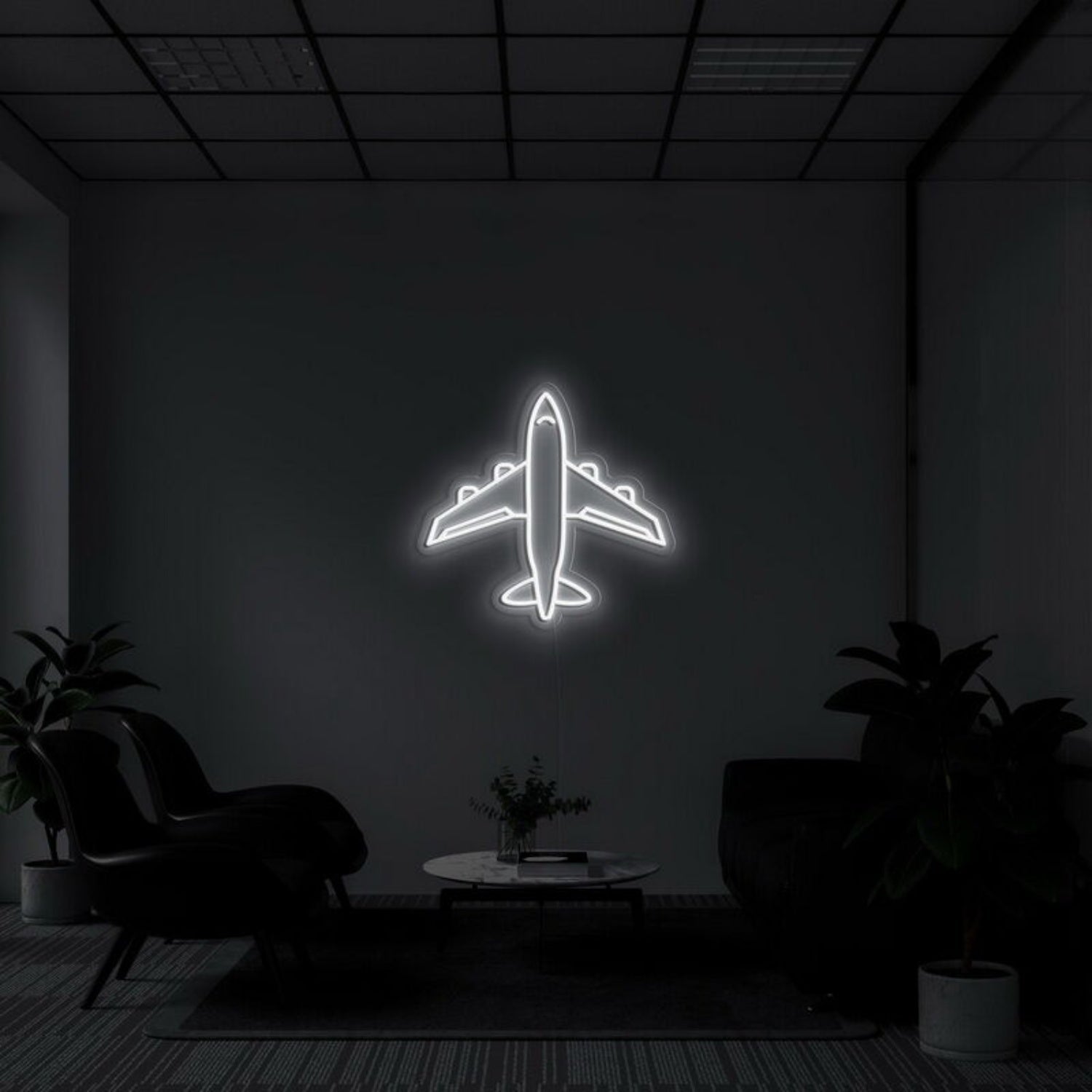 Airplane Led Neon Sign Ftravel Enthusiasts And Fun Decor - Shineneon