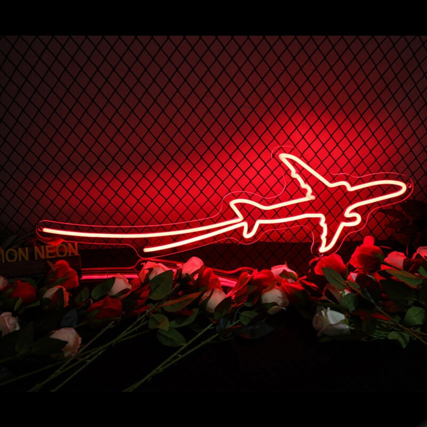 Airplane Take Off Led Neon Sign Ftravel Enthusiasts - Shineneon