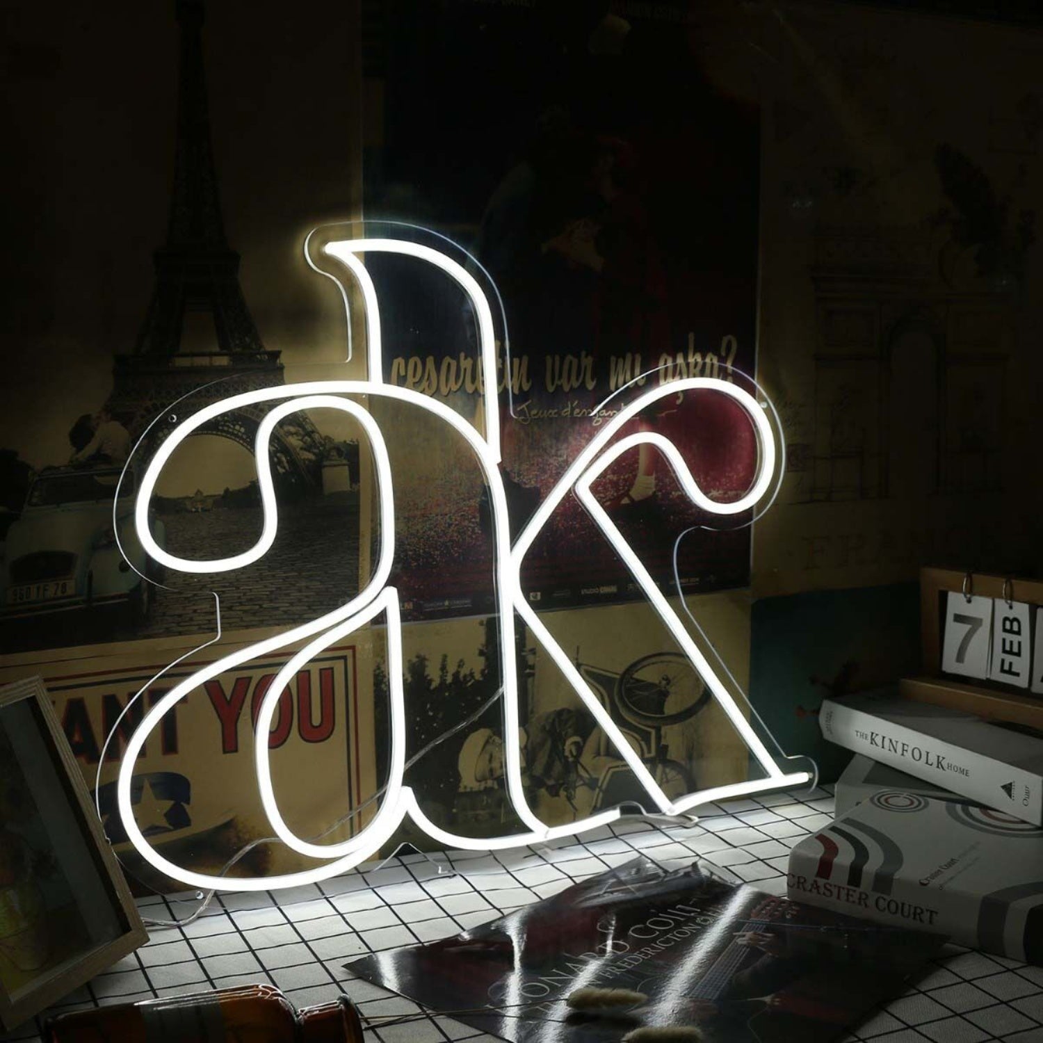 Ak White Custom Led Neon Sign - Shineneon
