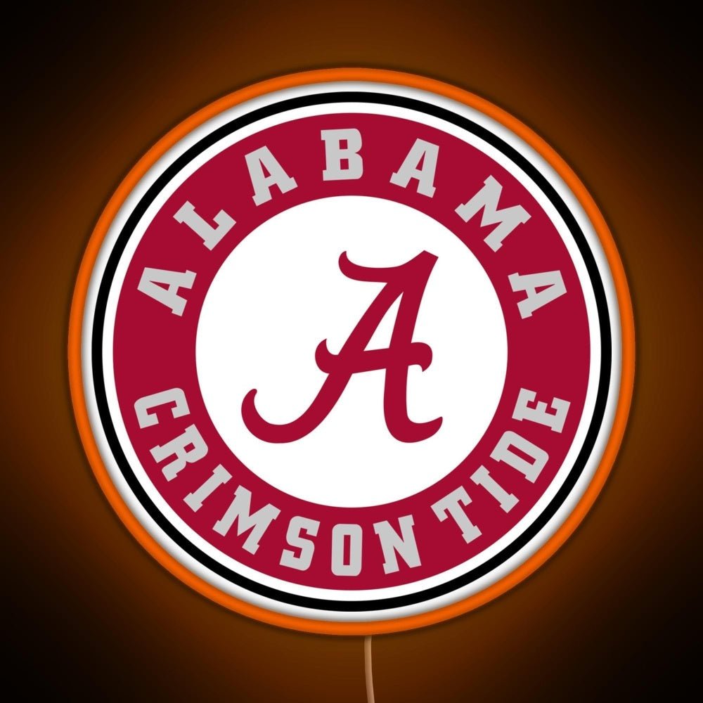 Alabama Crimson Tide Football Rgb Led Neon Sign Pop Wall Art - Shineneon