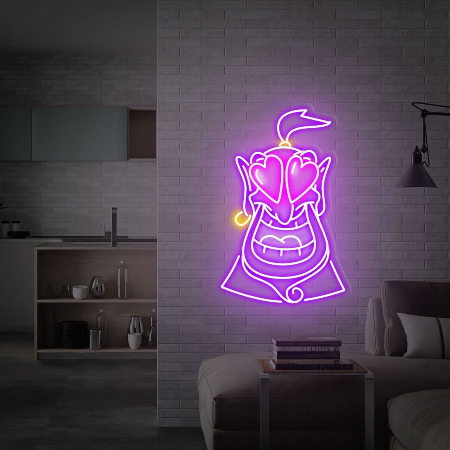 Aladdin Lamp God Led Neon Sign For Game Room Home Office | Shineneon