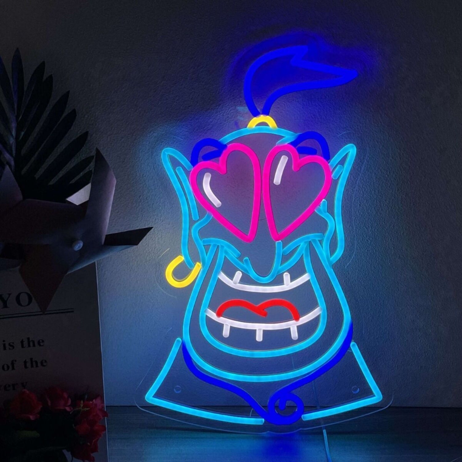 Aladdin Lamp God Led Neon Sign For Game Room Home Office - Shineneon