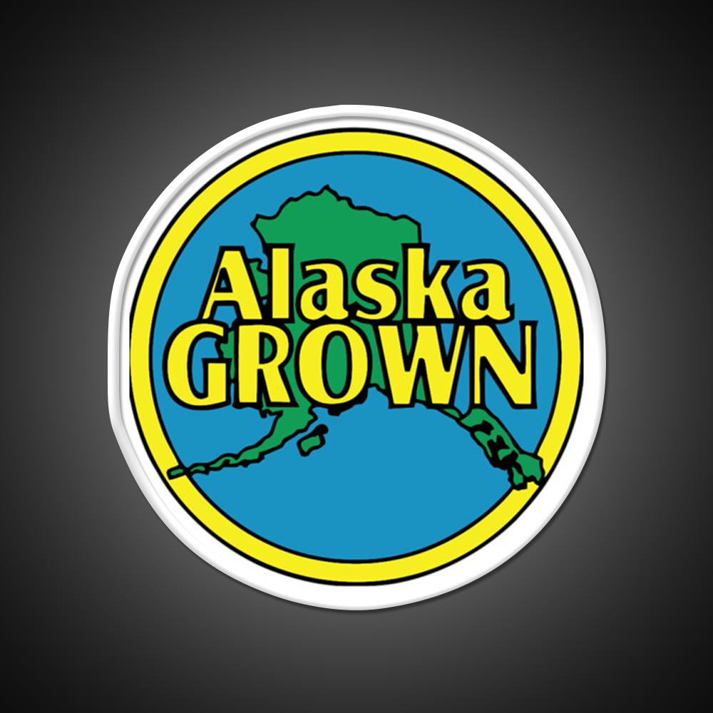 Alaska Grown Classic Hemp Inspired Green Leaf Led Neon Sign Rgb Color - LED neon sign view 11