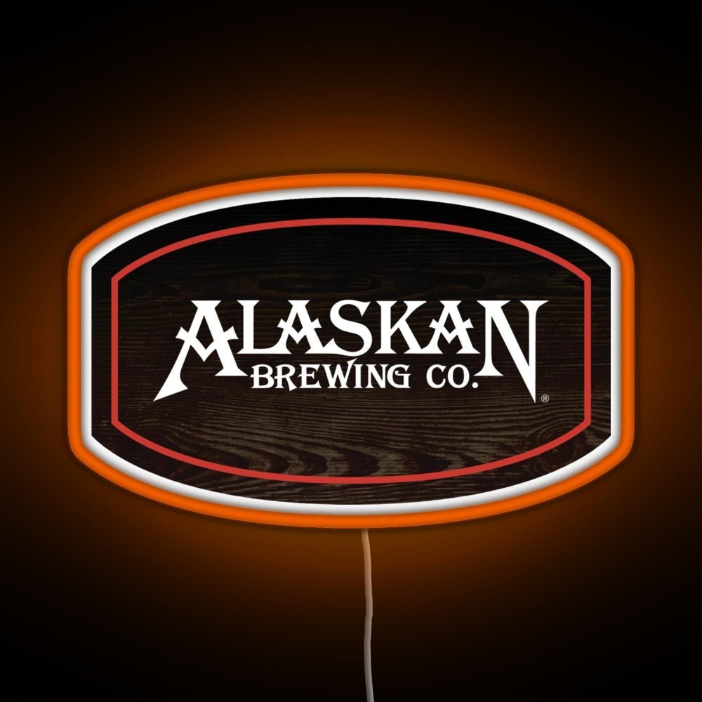 Alaskan Brewing Logo Rgb Led Neon Sign Pop Wall Art - Shineneon