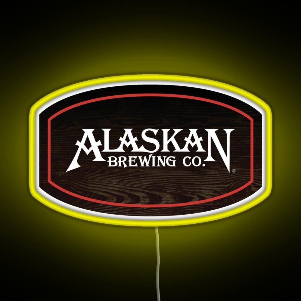 Alaskan Brewing Logo Rgb Led Neon Sign Pop Wall Art - Shineneon