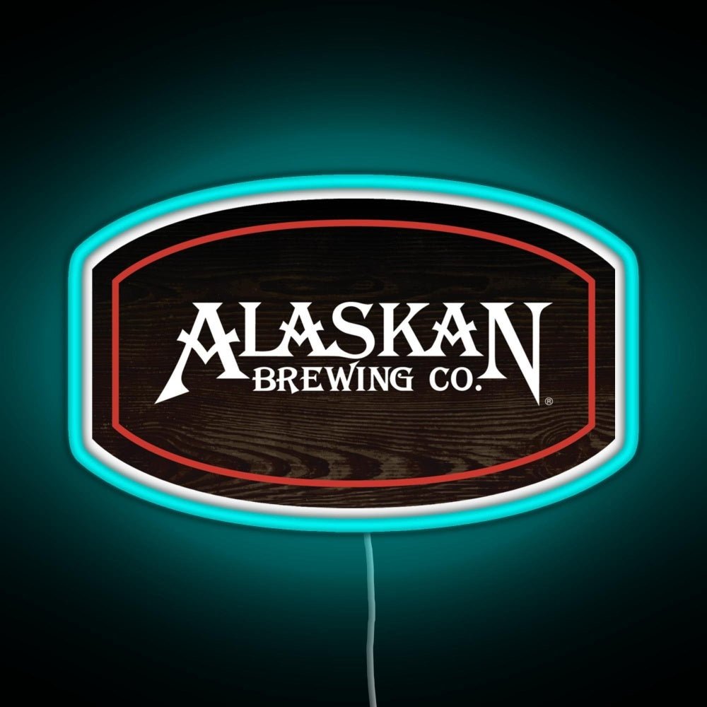 Alaskan Brewing Logo Rgb Led Neon Sign Pop Wall Art - Shineneon