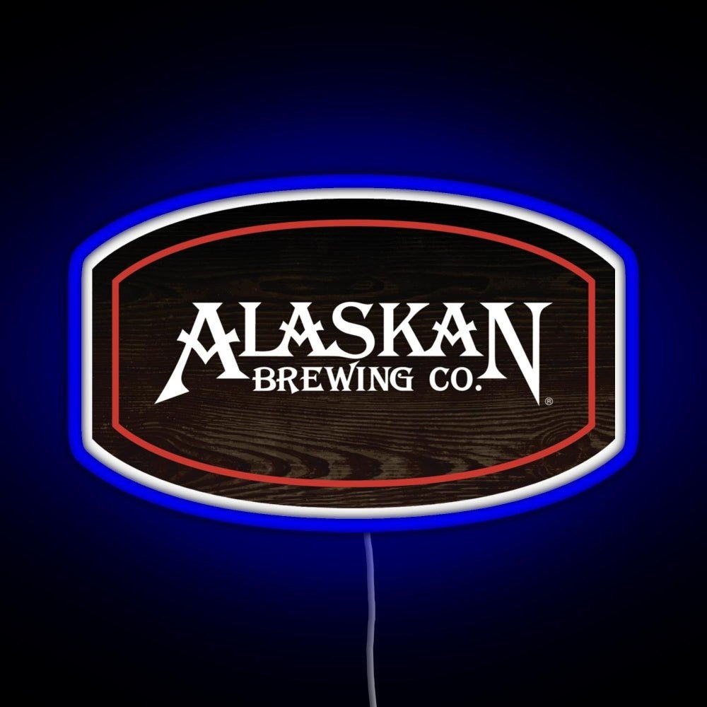 Alaskan Brewing Logo Rgb Led Neon Sign Pop Wall Art - Shineneon