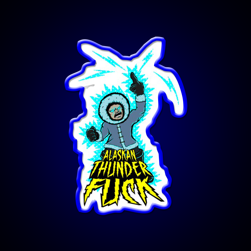 Alaskan Thunder Fuck Hemp Inspired Green Leaf Led Neon Sign Rgb Color - LED neon sign view 5