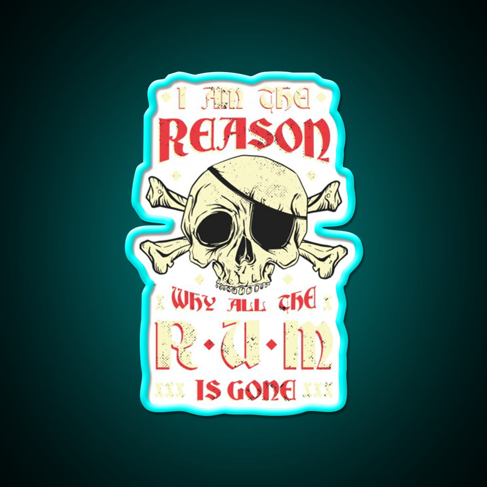 Alcohol Humor Led Neon Sign Chinese Food Rgb Color