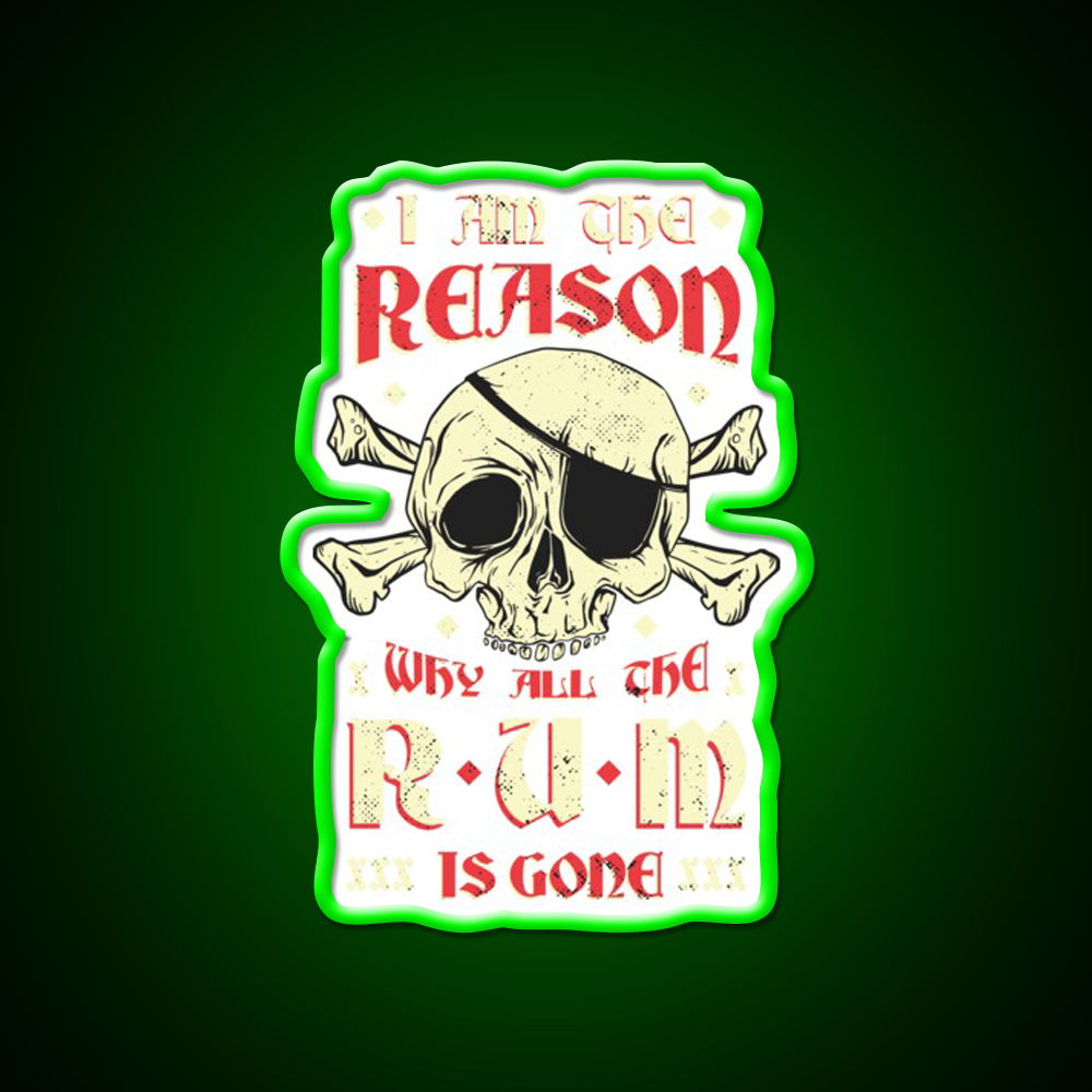 Alcohol Humor Led Neon Sign Chinese Food Rgb Color