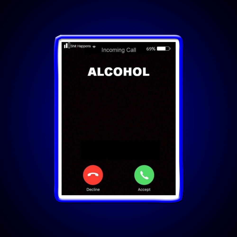 Alcohol Is Calling Beer Bar Decor Led Neon Sign Rgb Color - LED neon sign view 5