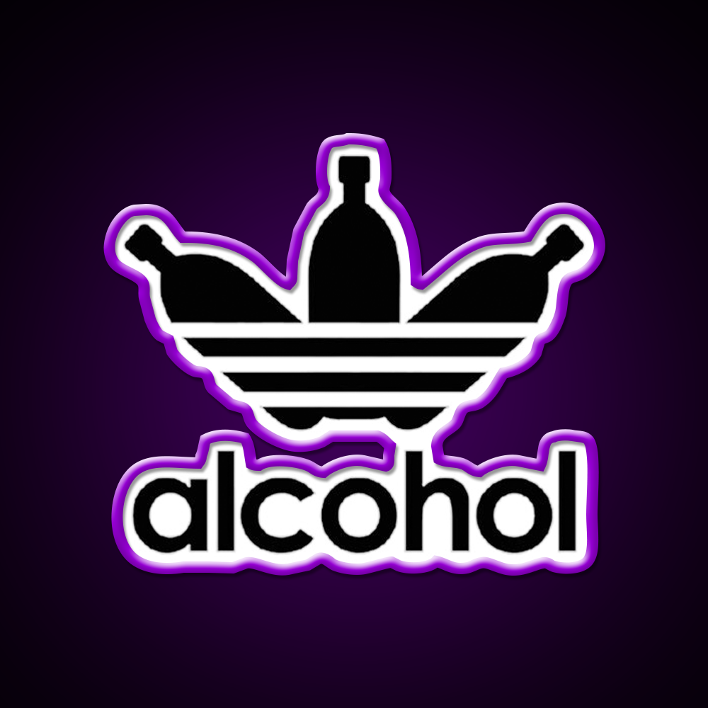 Alcohol Man Cave Bar Led Neon Sign Bar Wall Art Rgb Color