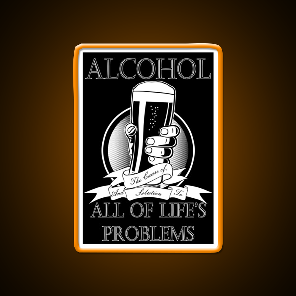 Alcohol Man Cave Bar Led Neon Sign Rgb Color