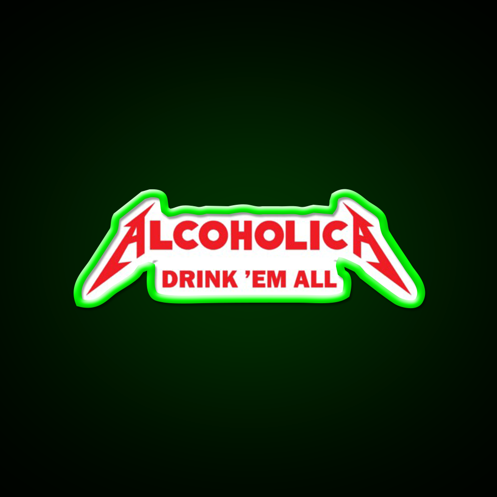 Alcoholica Beer Bar Decor Led Neon Sign Rgb Color - LED neon sign view 8