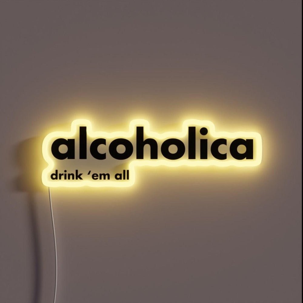 Alcoholica Rgb Led Neon Sign - Shineneon