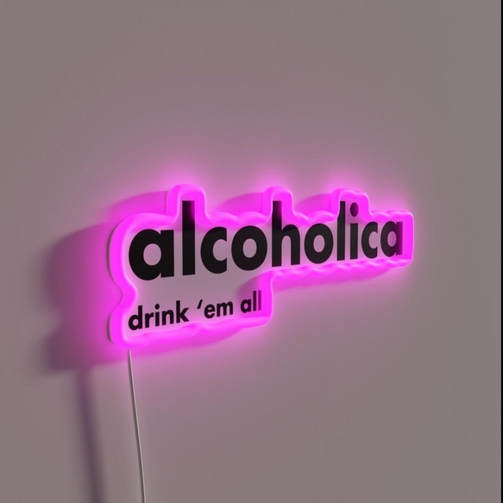 Alcoholica Rgb Led Neon Sign - Shineneon