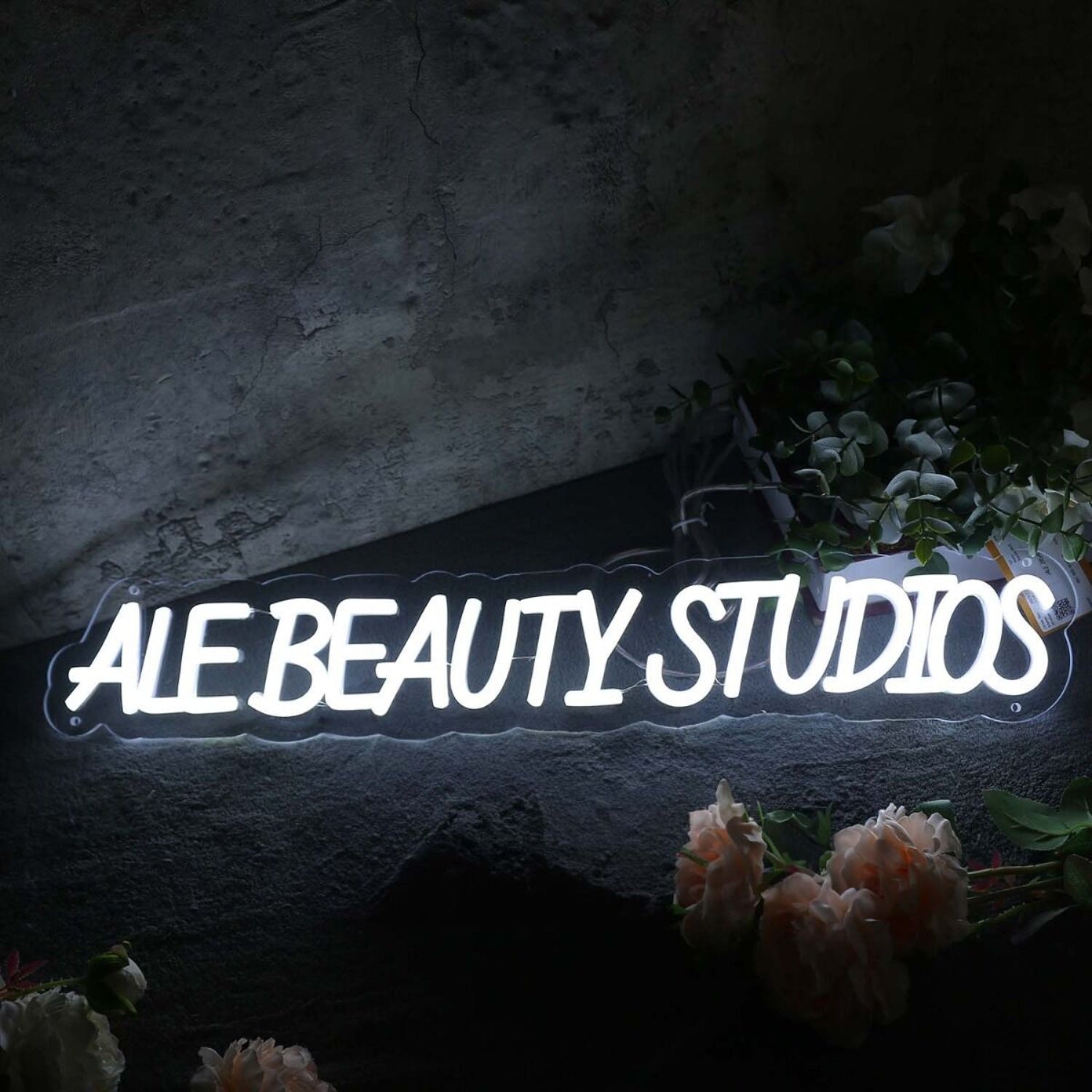 Ale Beauty Studios White Led Neon Sign - Shineneon