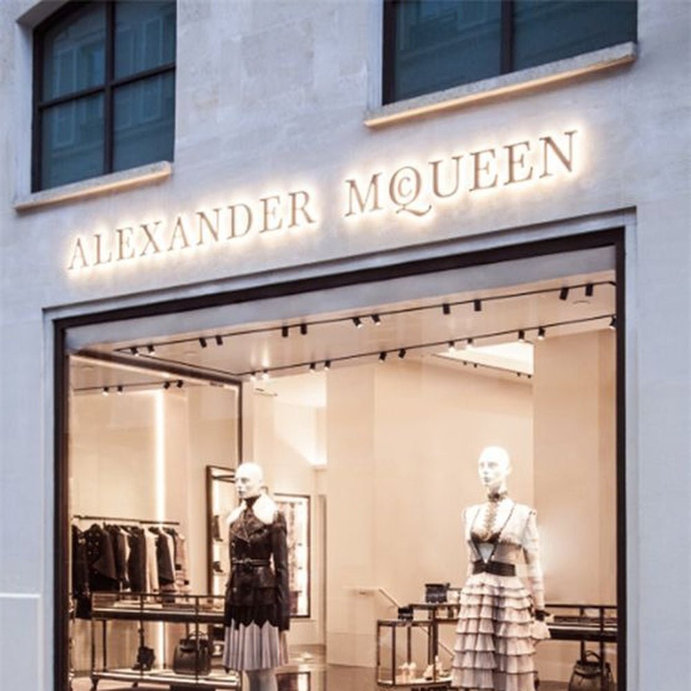 Alexander Mcqueen 3D Backlit Channel Letters Led Light Sign - Shineneon