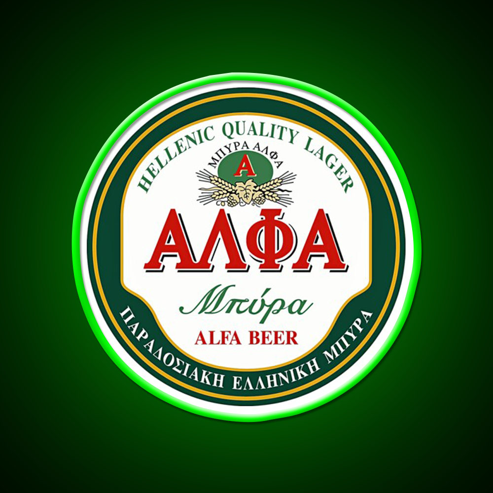 Alfa Beer Bar Decor Led Neon Sign Rgb Color - LED neon sign view 8