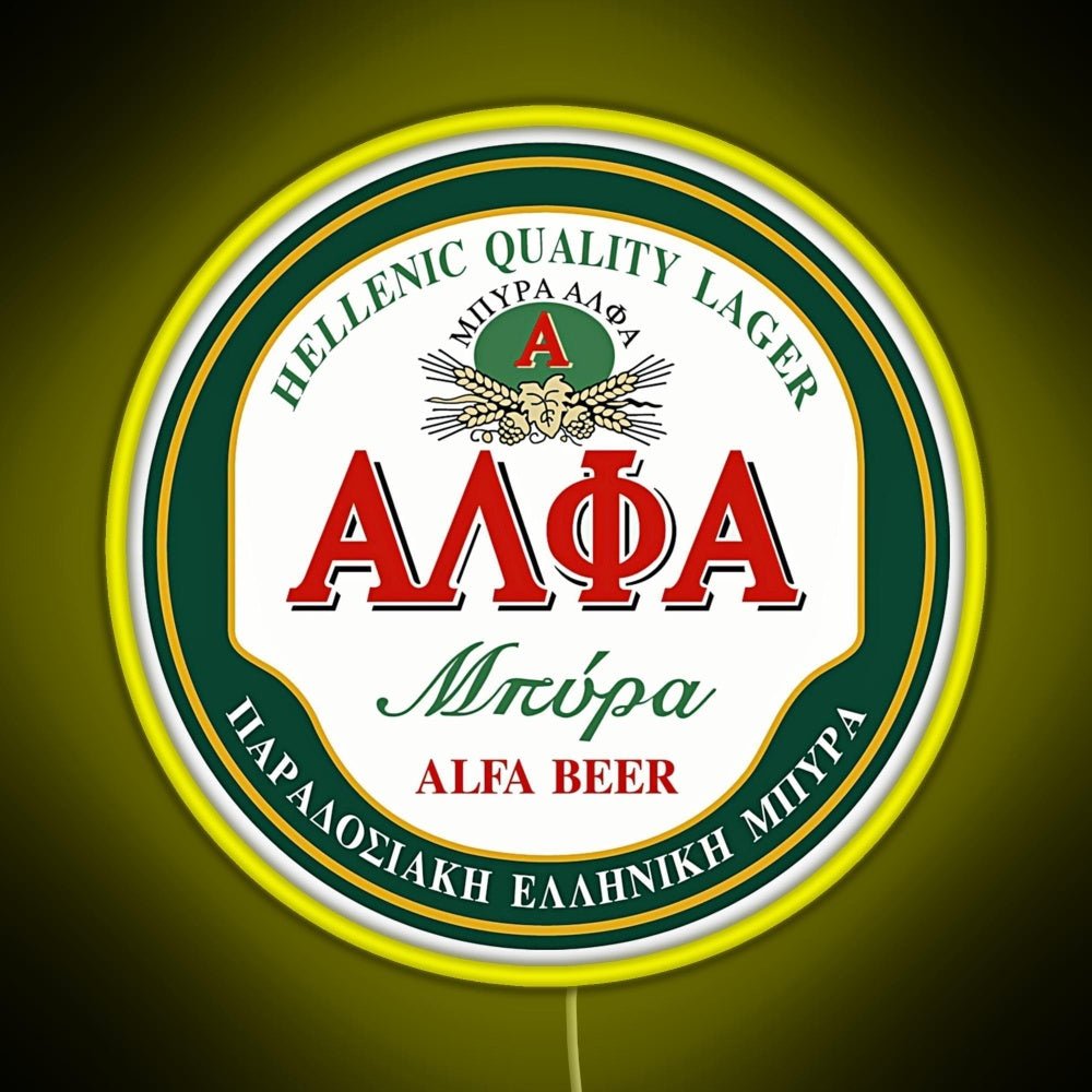 Alfa Beer Rgb Neon Sign - Shineneon