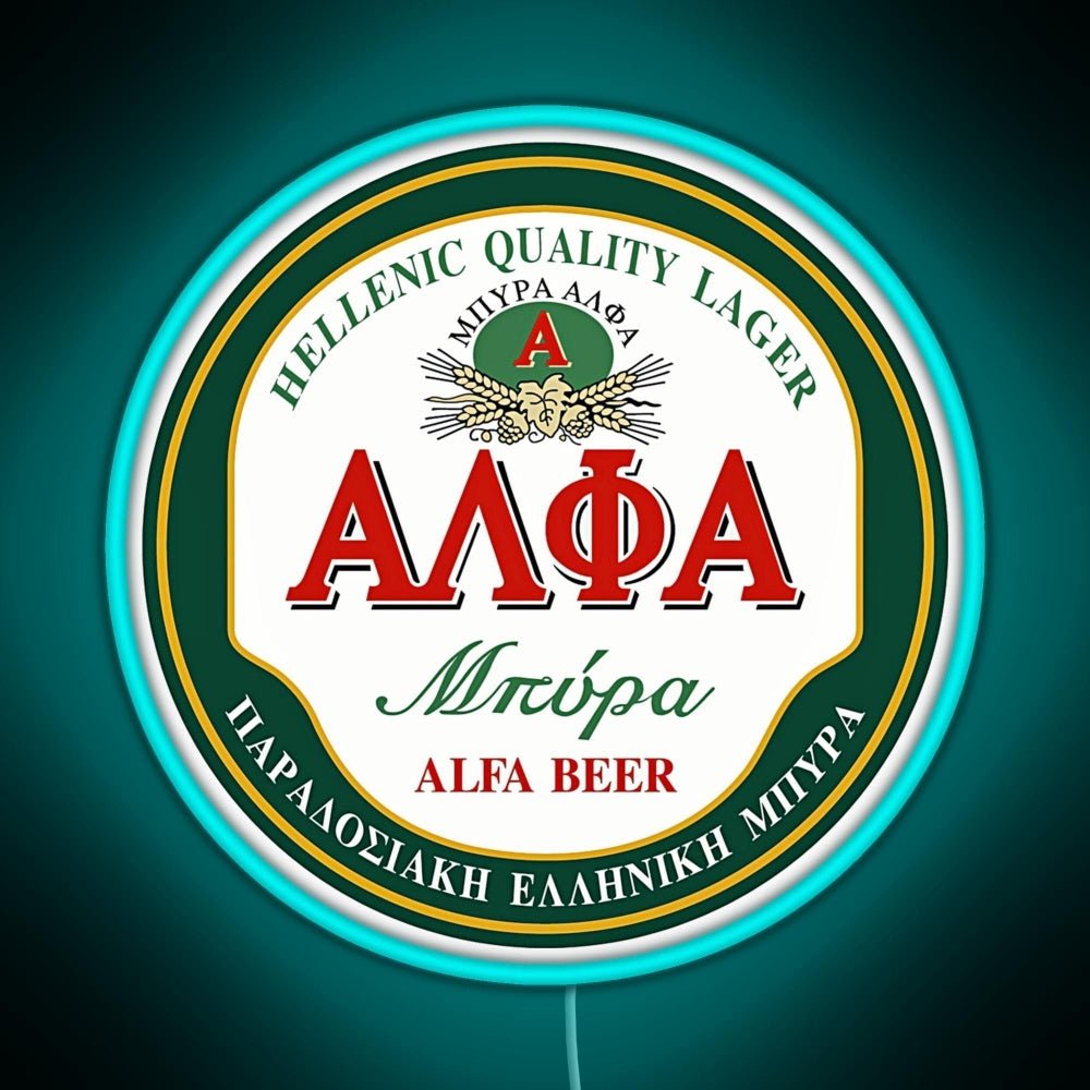 Alfa Beer Rgb Neon Sign - Shineneon