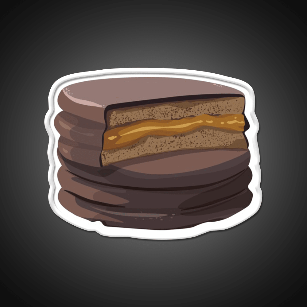 Alfajor Dulce De Leche Caramel Cookies Snack Food Led Neon Sign Rgb Color - Shineneon