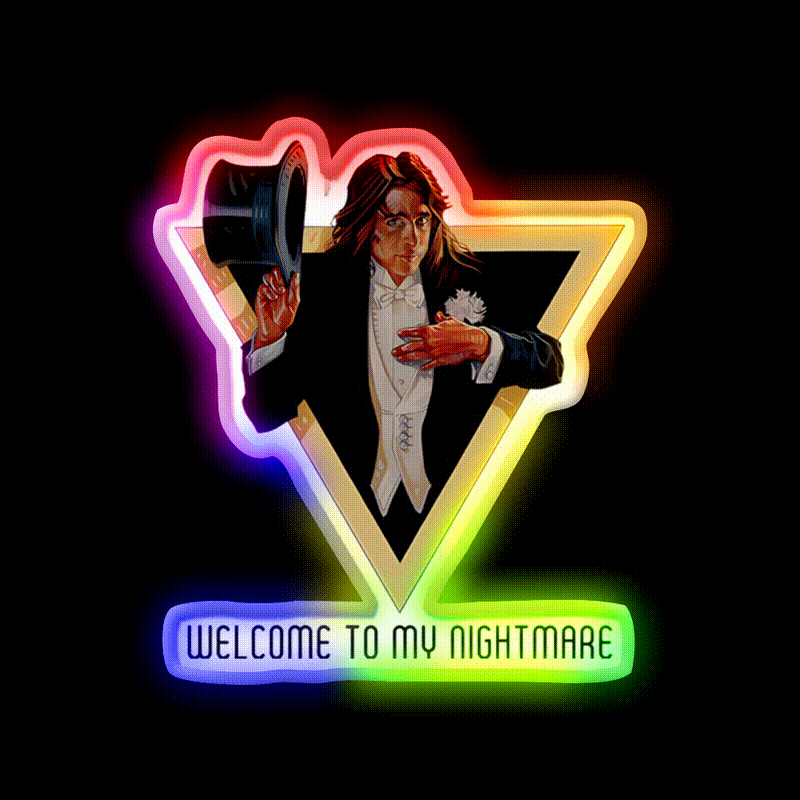 Alice Too Close For Comfort Tour Whiskey Drink Bar Led Neon Sign Rgb Color